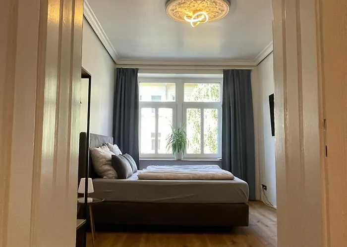 Soul-Apartment Balkon Privatparkplatz 2 Boxspringbetten 55Zoll Tv Wlan