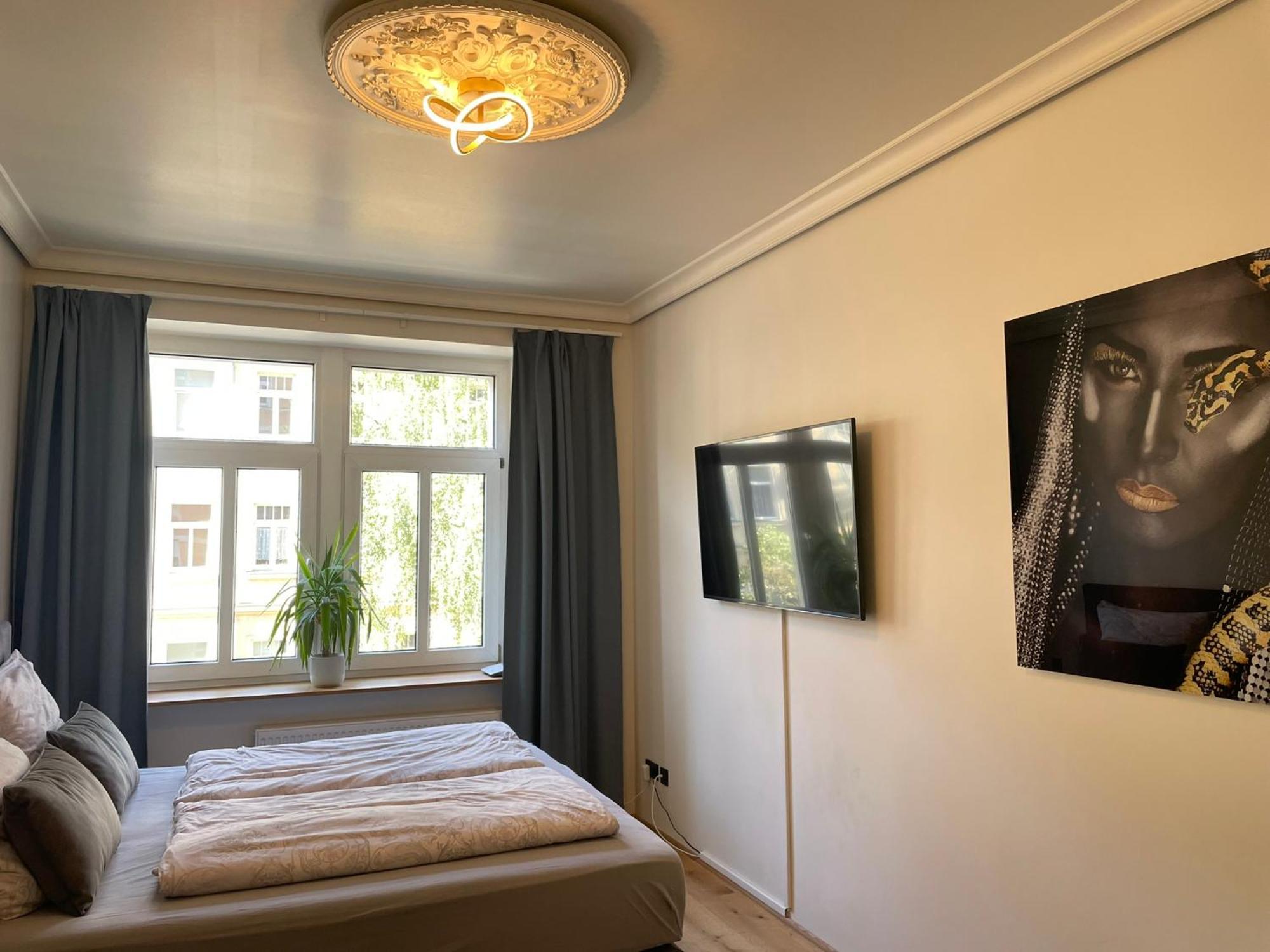 Soul-apartment Balkon Privatparkplatz 2 Boxspringbetten 55zoll Tv Wlan